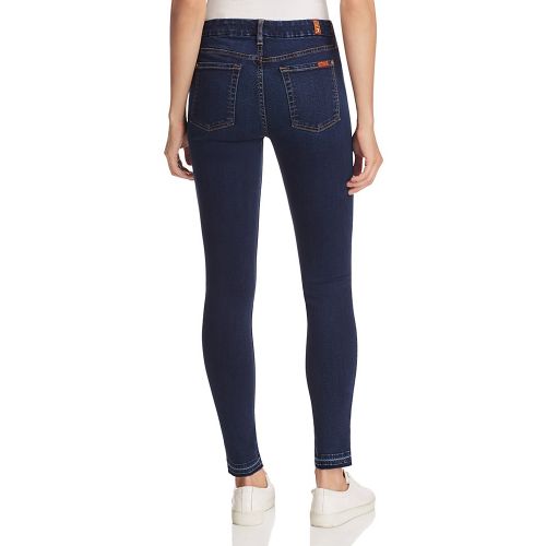  7 For All Mankind b(air) The Ankle Skinny Jeans in Dark Wash
