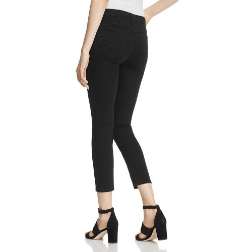  7 For All Mankind b(air) Kimmie Crop Jeans in Black