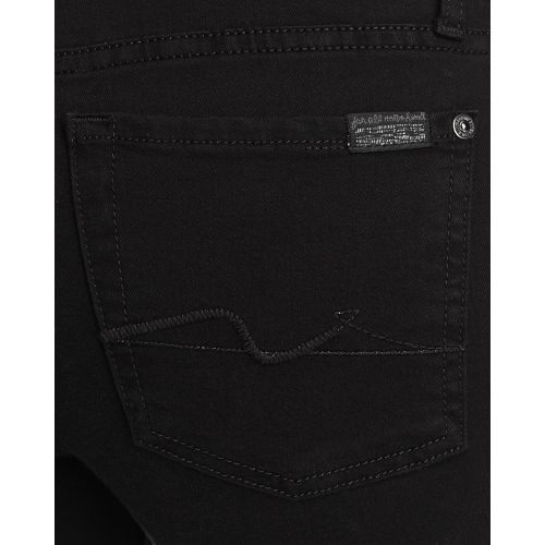  7 For All Mankind b(air) Kimmie Crop Jeans in Black