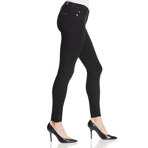  7 For All Mankind b(air) Skinny Ankle Jeans in Black