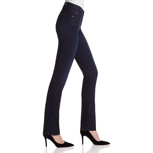  7 For All Mankind b(air) Kimmie Straight Jeans in Blue Black River Thames