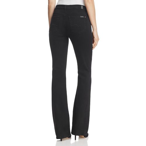  7 For All Mankind Bootcut Jean in Black