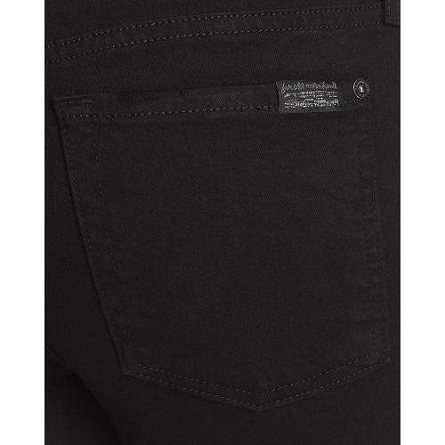  7 For All Mankind b(air) Destroyed Skinny Ankle Jeans in Black