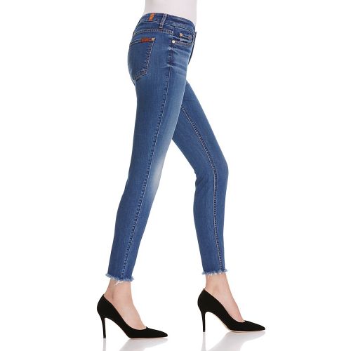 7 For All Mankind Skinny Ankle Jeans in Reign - 100% Exclusive