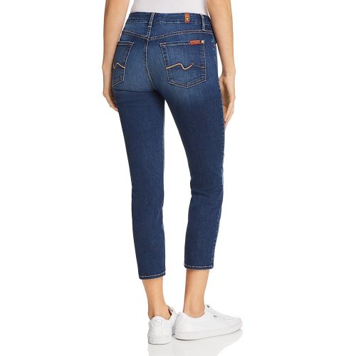  7 For All Mankind Kimmie Crop Jeans in Duchess