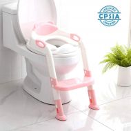 711TEK Potty Training Seat Toddler Toilet Seat with Step Stool Ladder,Potty Training Toilet for Kids Boys Girls Toddlers-Comfortable Safe Potty Seat Potty Chair with Anti-Slip Pads