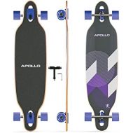 72 APOLLO Longboard Skateboards - Premium Long Boards for Adults, Teens and Kids. Cruiser Long Board Skateboard. Drop Through Longboards Made of Bamboo & Fiberglass - High-Speed Beari