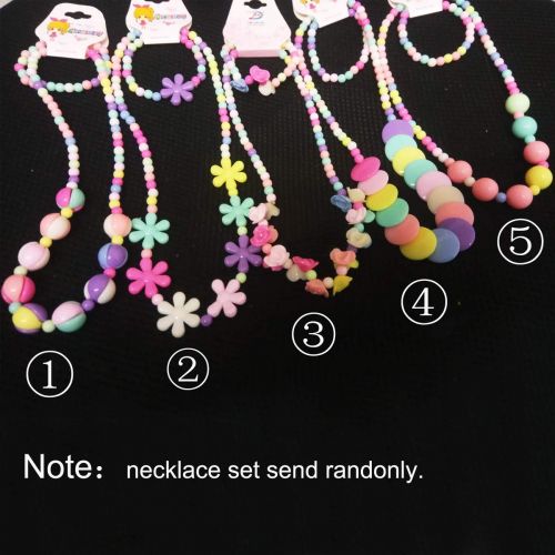  7Queen Princess Pretend Play Necklace Bracelet Set Kit 3 Sets Xmas Gift