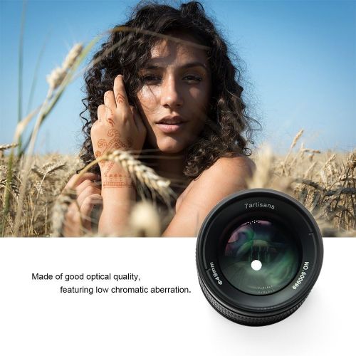  7artisans 55mm f/1.4 Manual Fixed Lens for Fujifilm X Mount Cameras (Black)