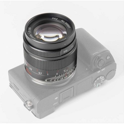  7artisans 35mm f0.95 Large Aperture APS-C Mirrorless Cameras Lens Compact for Fuji X-T1 X-T2 X-T3 X-T20 X-T30 X-E1 X-E2 X-E3