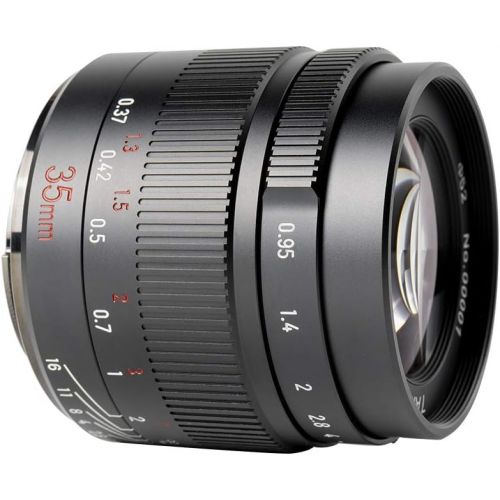  7artisans 35mm f0.95 Large Aperture APS-C Mirrorless Cameras Lens Compact for Fuji X-T1 X-T2 X-T3 X-T20 X-T30 X-E1 X-E2 X-E3