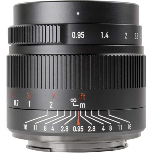  7artisans 35mm F0.95 Large Aperture APS-C Mirrorless Cameras Lens for Sony A7 A7II A7III(A7M3) A7R A7RIII A7S A7SIII A6000 A6300 A6400 A6500 NEX-3 NEX-3R NEX-5T