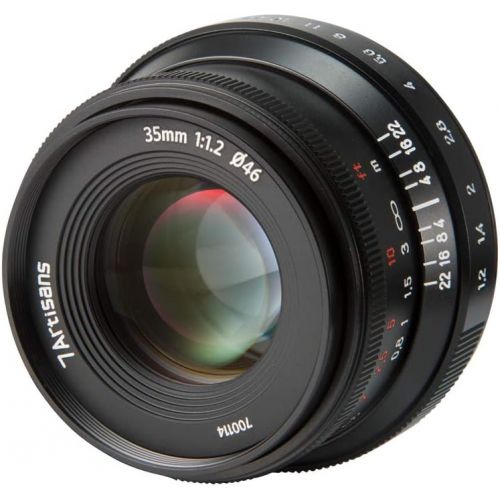  7artisans 35mm F1.2 Version 2 APS-C Manual Focus Lens Compatible with Nikon Z Mount Compact Mirrorless Cameras