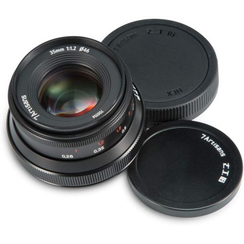  7artisans 35mm F1.2 Version 2 APS-C Manual Focus Lens Compatible with Nikon Z Mount Compact Mirrorless Cameras