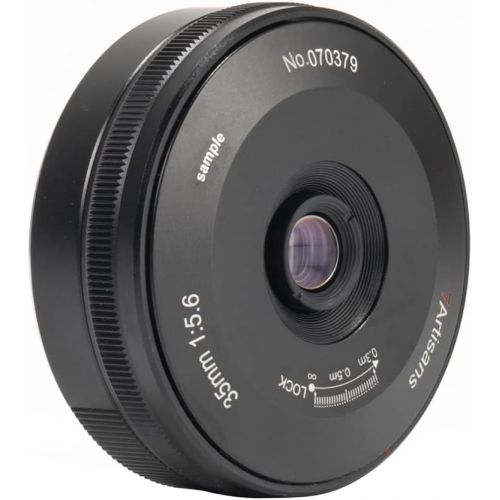  7artisans 35mm F5.6 Full-Frame Manual-Focus Pancake Lens, Compatible with Nikon Z-Mount Cameras Z5 Z6 Z7 Z6 II