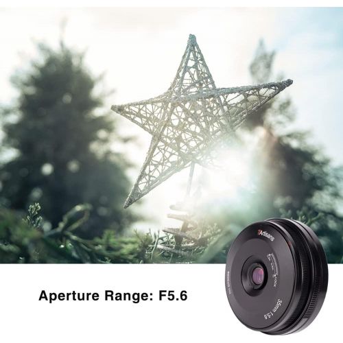  7artisans 35mm F5.6 Full-Frame Manual-Focus Pancake Lens, Compatible with Nikon Z-Mount Cameras Z5 Z6 Z7 Z6 II