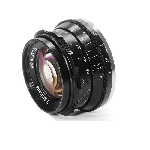  7artisans 35mm F1.2 Large Aperture Prime APS-C Aluminum Lens for Sony E Mount Mirrorless Cameras A6500 A6300 A6100 A6000 A5100 A5000 A9 NEX 3 NEX 3N NEX 5 NEX 5T NEX 5R NEX 6 7