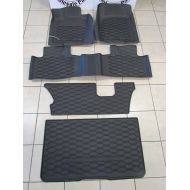 82215578 Mopar Dodge Durango Front Rear Third Row Cargo Floor Slush Mats New OEM