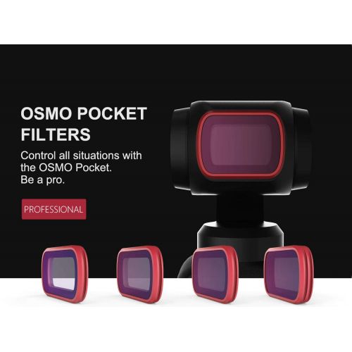  84/5000 Honbobo Linsenfilter UV CPL ND8 ND16 ND32 ND-PL Filter fuer DJI Osmo Pocket, PGYTECH Honbobo