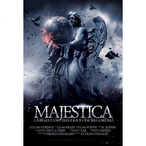  8DIO Productions},description:Majestica is quite simply one of the largest symphony orchestras ever recorded, containing over 240 players divided into strings, brasses, woodwinds a