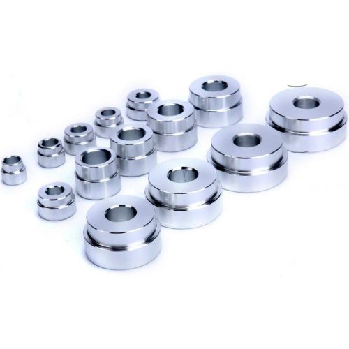  8MILELAKE 17Pcs Bearing Race Seal Driver Disc Tool Master Set Wheel Axle Bushing Installation Kit