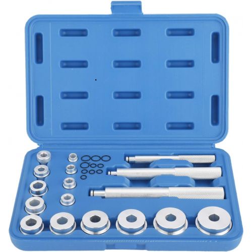  8MILELAKE 17Pcs Bearing Race Seal Driver Disc Tool Master Set Wheel Axle Bushing Installation Kit