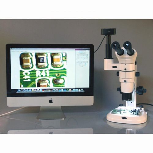  8X-80X Common Main Objective CMO Trinocular Zoom Stereo Microscope by AmScope