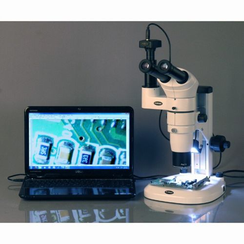  8X-80X Common Main Objective CMO Zoom Stereo Microscope and 10MP Camera by AmScope