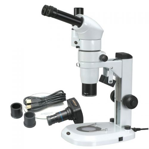  8X-80X Common Main Objective CMO Zoom Stereo Microscope and 10MP Camera by AmScope