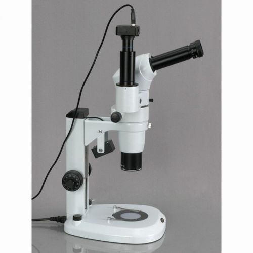  8X-80X Common Main Objective CMO Zoom Stereo Microscope and 10MP Camera by AmScope