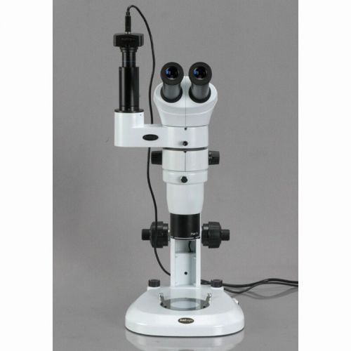  8X-80X Common Main Objective CMO Zoom Stereo Microscope and 10MP Camera by AmScope