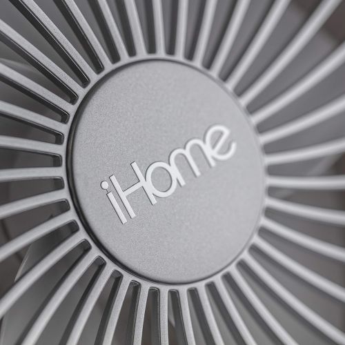  9 iHome AIR Fan Compact Air Circulator with Built-in Sound Machine 12 Sound Programs, Natural White Noise, White Noise Machine Built in, Sleep Timers