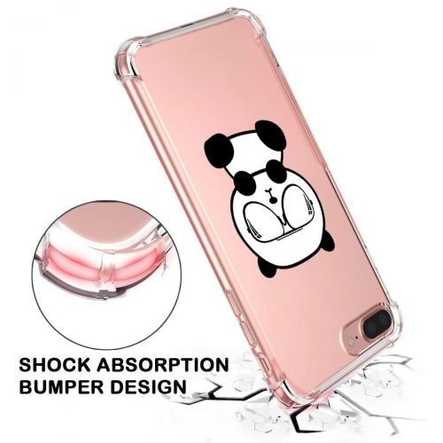  9-vultre iPhone 7 Plus Shockproof TPU Pretty Pattern Soft TPU Case iPhone 8 P