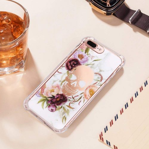  9-vultre iPhone 7 Plus Shockproof TPU Pretty Pattern Soft TPU Case iPhone 8 P