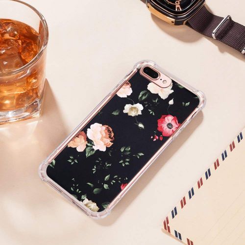  9-vultre iPhone 7 Plus Shockproof TPU Pretty Pattern Soft TPU Case iPhone 8 P