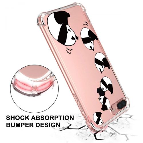  9-vultre iPhone 7 Plus Shockproof TPU Pretty Pattern Soft TPU Case iPhone 8 P