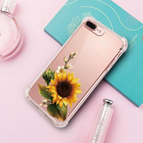  9-vultre iPhone 7 Plus Shockproof TPU Pretty Pattern Soft TPU Case iPhone 8 P