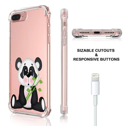  9-vultre iPhone 7 Plus Shockproof TPU Pretty Pattern Soft TPU Case iPhone 8 P