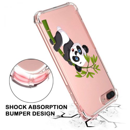  9-vultre iPhone 7 Plus Shockproof TPU Pretty Pattern Soft TPU Case iPhone 8 P