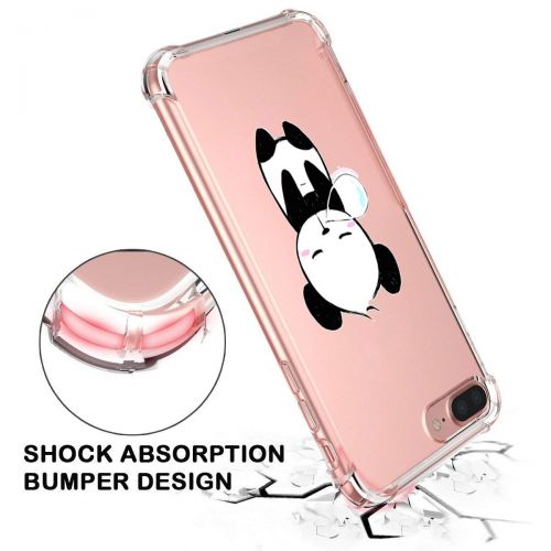  9-vultre iPhone 7 Plus Shockproof TPU Pretty Pattern Soft TPU Case iPhone 8 P