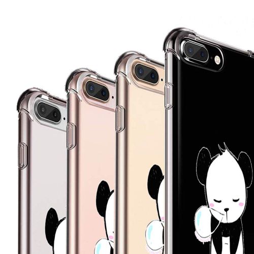  9-vultre iPhone 7 Plus Shockproof TPU Pretty Pattern Soft TPU Case iPhone 8 P