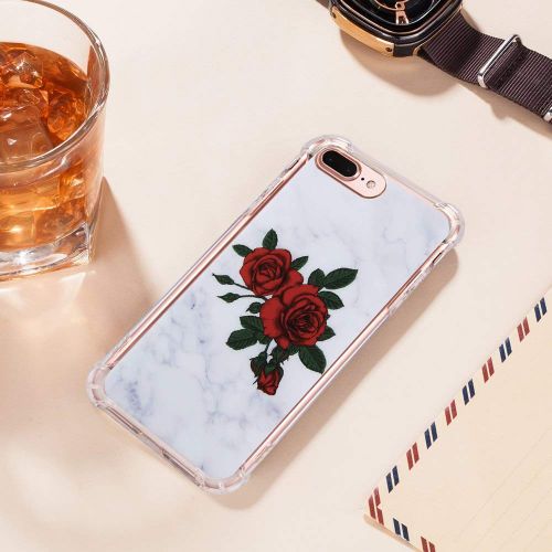  9-vultre iPhone 7 Plus Shockproof TPU Pretty Pattern Soft TPU Case iPhone 8 P