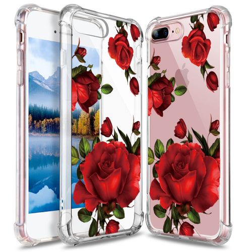  9-vultre iPhone 7 Plus Shockproof TPU Pretty Pattern Soft TPU Case iPhone 8 P