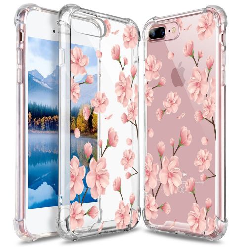  9-vultre iPhone 7 Plus Shockproof TPU Pretty Pattern Soft TPU Case iPhone 8 P