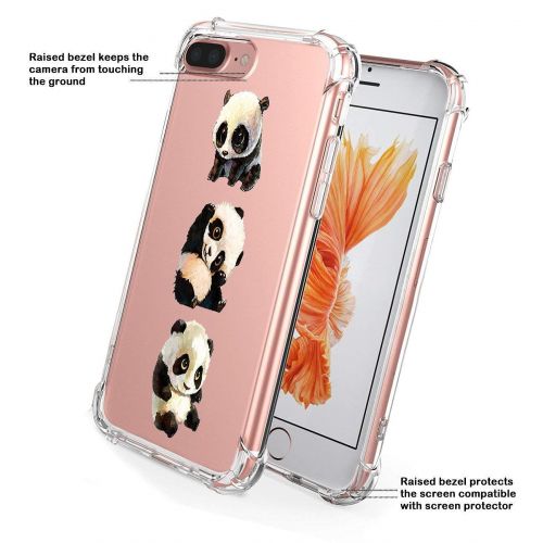  9-vultre iPhone 7 Plus Shockproof TPU Pretty Pattern Soft TPU Case iPhone 8 P