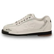 3G Men's Racer Left Hand Bowling Shoes - White/Holo
