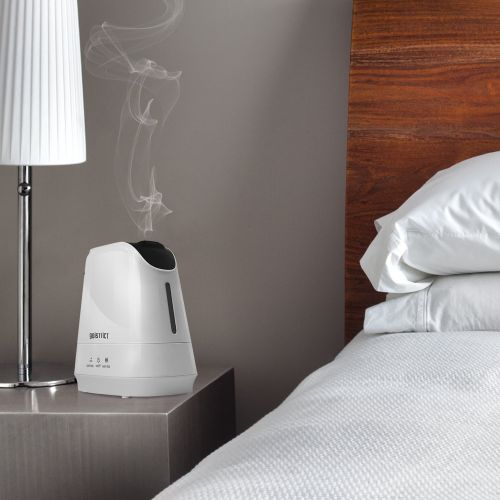  91District 4L Warm or Cool Mist Humidifier, Ultrasonic Technology with Super Quiet Operation and Aromatherapy, Auto Shut-off Function for Large Room, Office