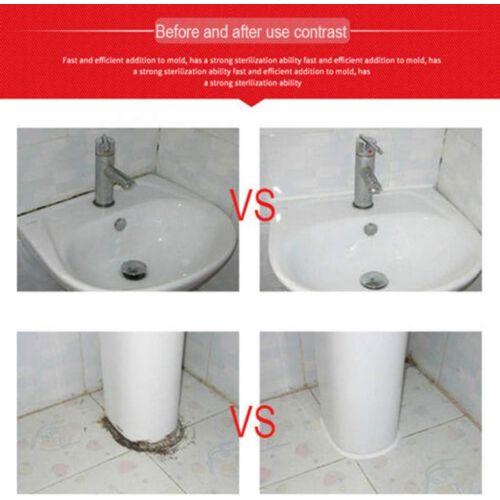  [아마존베스트]99AMZ Mould Remover Gel, 150ml Anti-Odour Remover Cleansing and Caulk Gel, Household Remover, Miracle Cleaner, Deep Cleaner, Sealant For Kitchen And Bathroom red