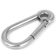 9mm Thickness Spring Carabiner Snap Eyelet Hook Sailing Hardware by Unique Bargains