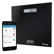 A&D UC352BLE Medical Deluxe Connected Weight Scale - Black